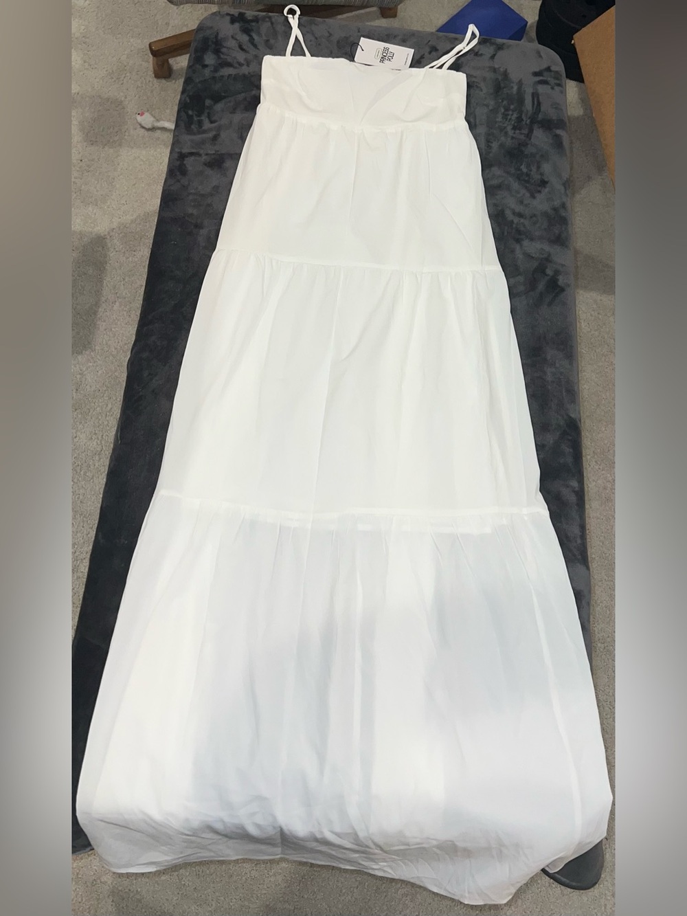 Princess Polly Warrego Maxi Dress in White Size 4 New with tag - Picture 10 of 11